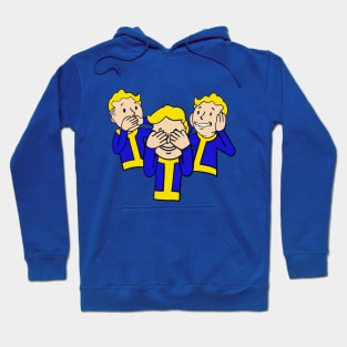 See no hear no speak no vault boy Hoodie